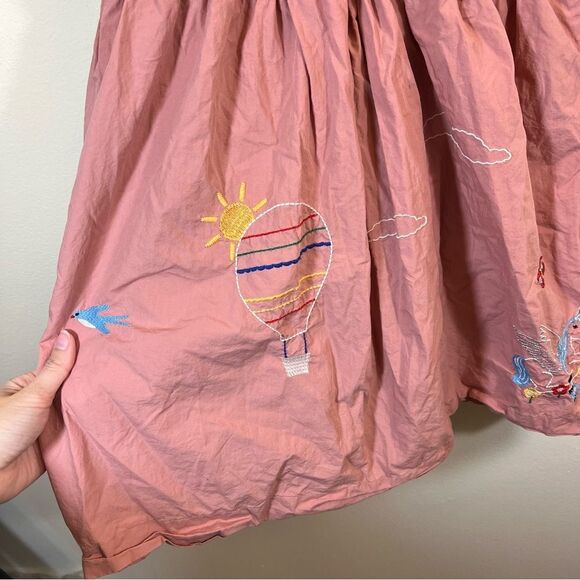 ✨ Hanna Andersson Apron Dess in Pink Shadow Girl’s 10 - Picture 11 of 15